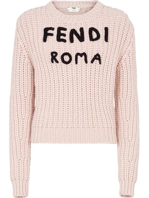 fendi roma pink sweater|fendi sweater sale.